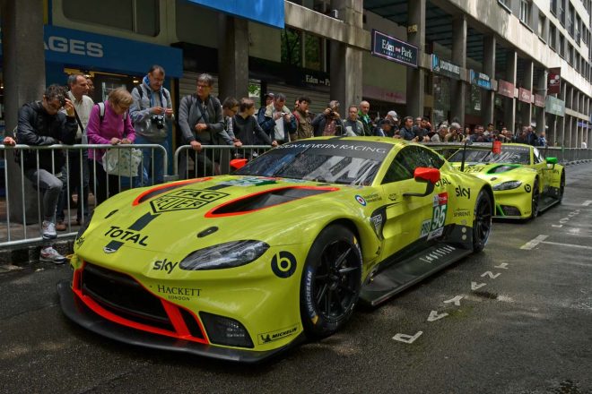 テストデー後に新造されたアストンマーチン・レーシングの95号車アストンマーチン・バンテージAMR