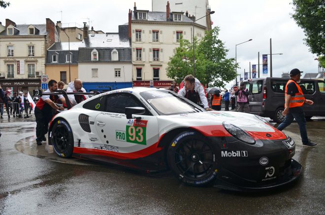 北米のIMSAシリーズに参戦しているCOREオートスポーツ（チーム名はポルシェGTチーム）が走らせる93号車ポルシェ911 RSR