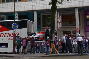 サルト・サーキットから運ばれてきたトヨタTS050ハイブリッド