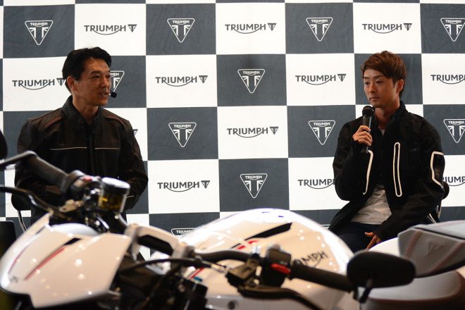 トラモンターナのトークショーには風間氏（右）が登場