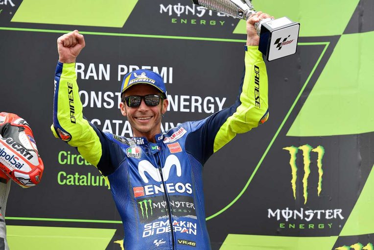 MotoGP：ロッシ、カタルーニャGPで3戦連続3位表彰台。「最終ラップまでペースを維持できた」 MotoGP autosport web