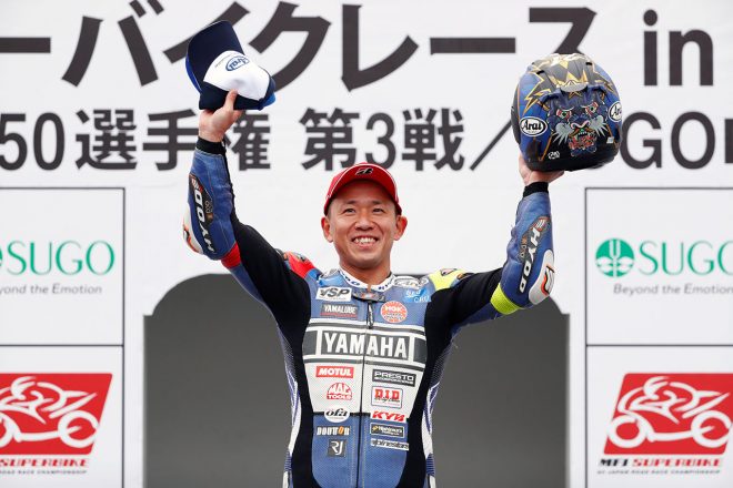 SUGOでシーズン6勝目を挙げた中須賀