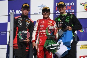 レース1~3のすべてで優勝したエンツォ・フィッティパルディ(プレマ・セオドール・レーシング)