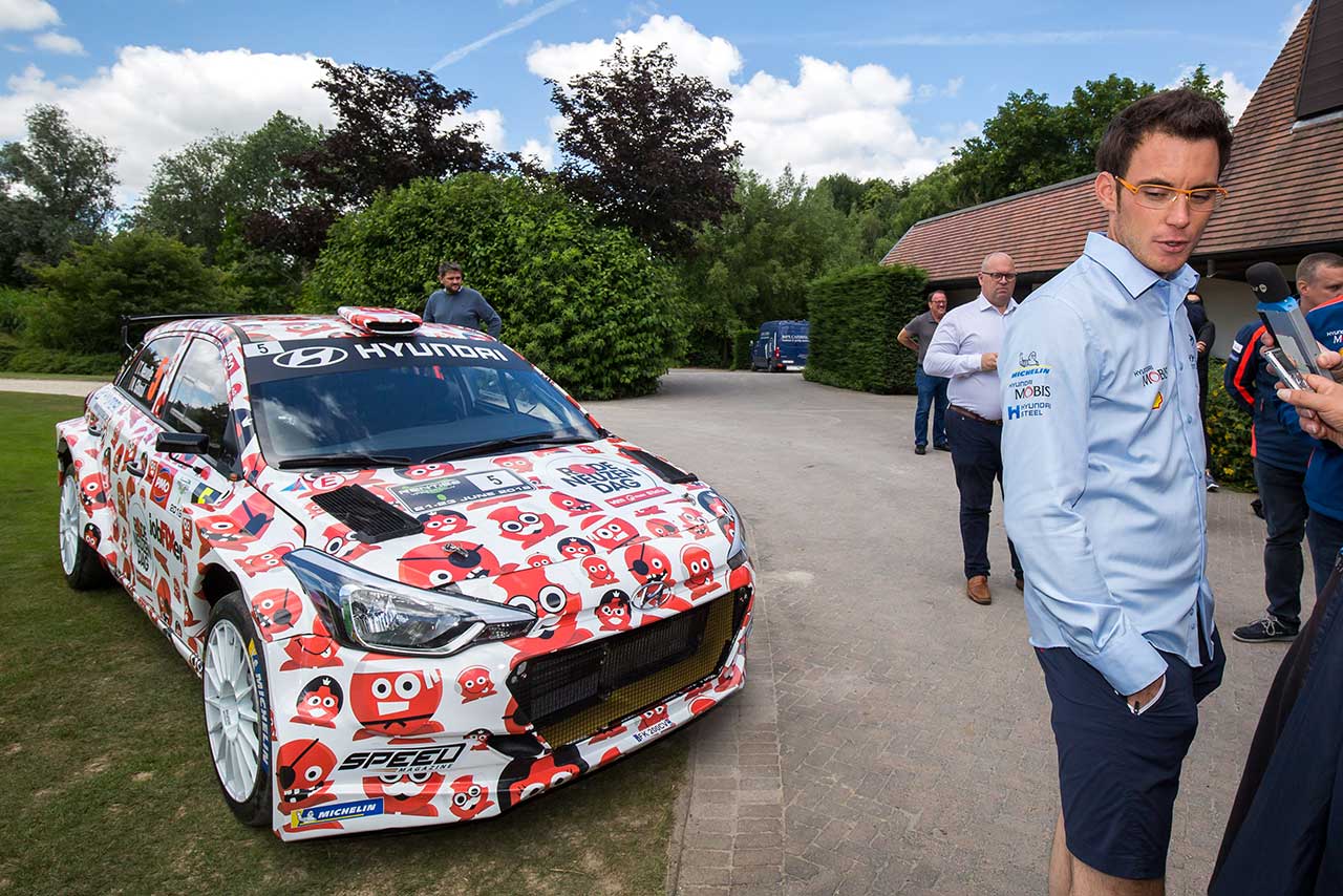 ティエリー・ヌービルがドライブするヒュンダイi20 R5