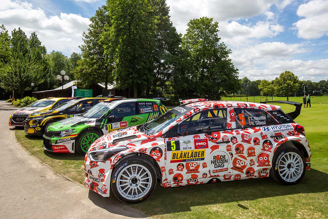 イープル・ラリーにティエリー・ヌービルが参戦。チャリティーカラーのヒュンダイi20 R5をドライブする