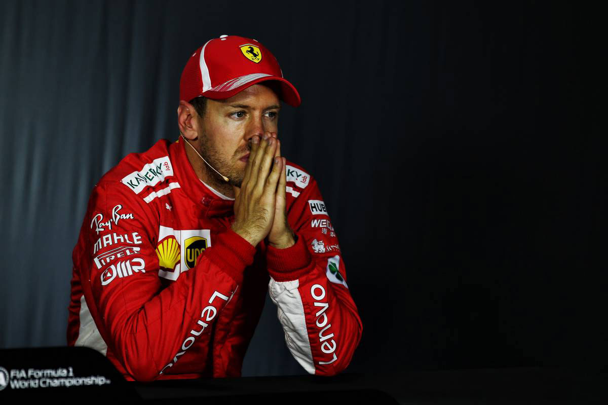 2018年F1第8戦フランスGP　予選3番手となったセバスチャン・ベッテル