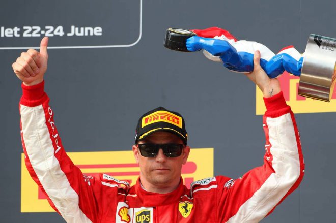 2018年F1第8戦フランスGP　キミ・ライコネン