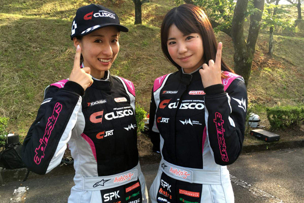 TGRラリー第4戦渋川のC-1（チャレンジ）クラスを制したクロエリ／梅本まどか（高崎くす子アクア）