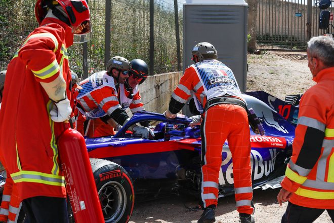 F1第8戦フランスGP　ピエール・ガスリー