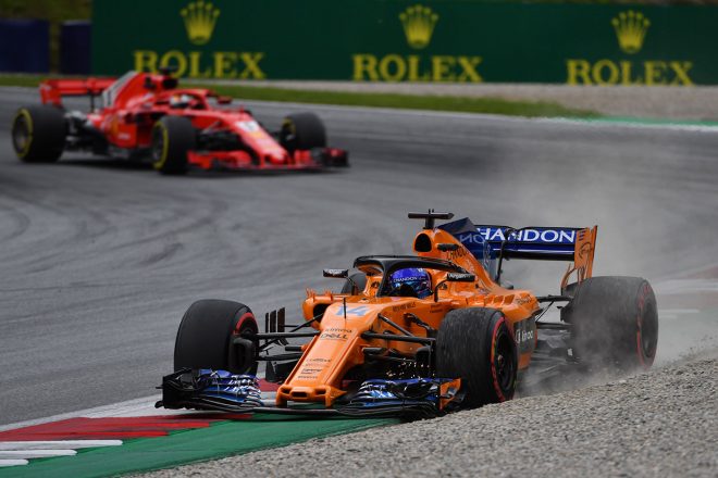 2018年F1第9戦オーストリアGP　フェルナンド・アロンソ