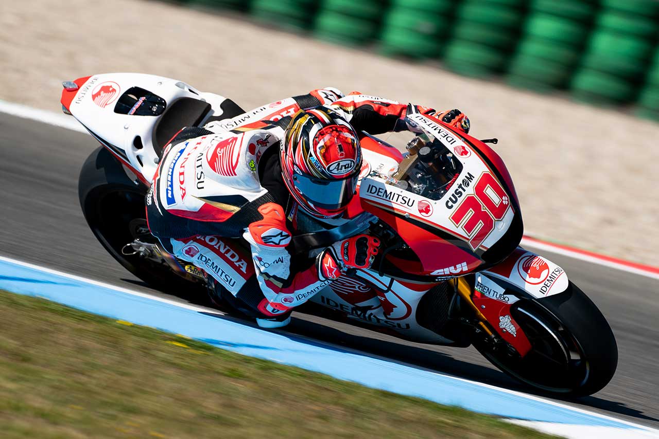 初日は苦戦し、総合21番手で終えた中上