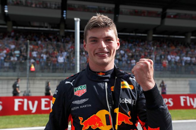 2018年F1第9戦オーストリアGPで優勝を飾ったマックス・フェルスタッペン
