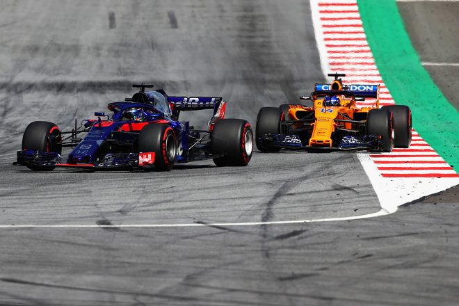 2018年F1第9戦オーストリアGP決勝　ブレンドン・ハートレー