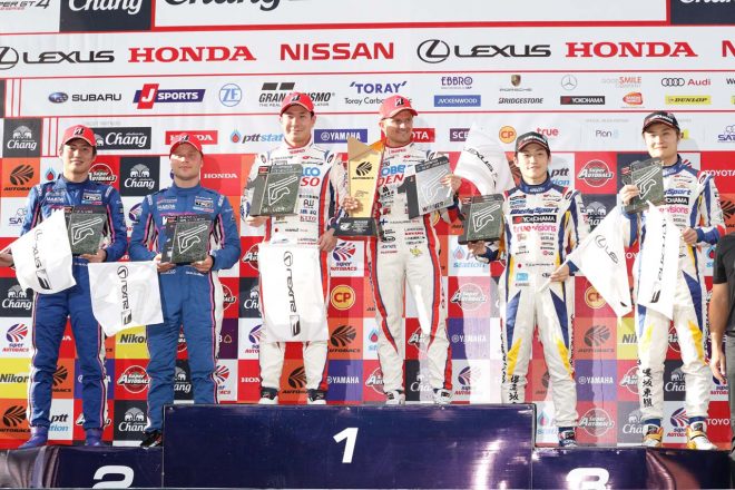 第4戦タイはレクサス勢が表彰台を独占した