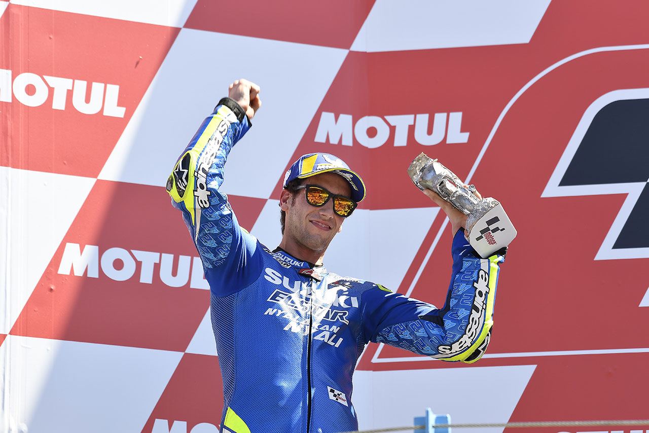 まれに見る接戦のなか、MotoGPクラス自己最高位となる2位を獲得したリンス