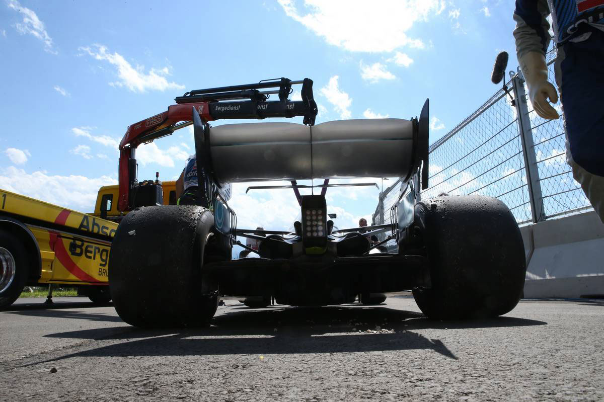 F1第9戦オーストリアGP　14周目にバルテリ・ボッタスがリタイア