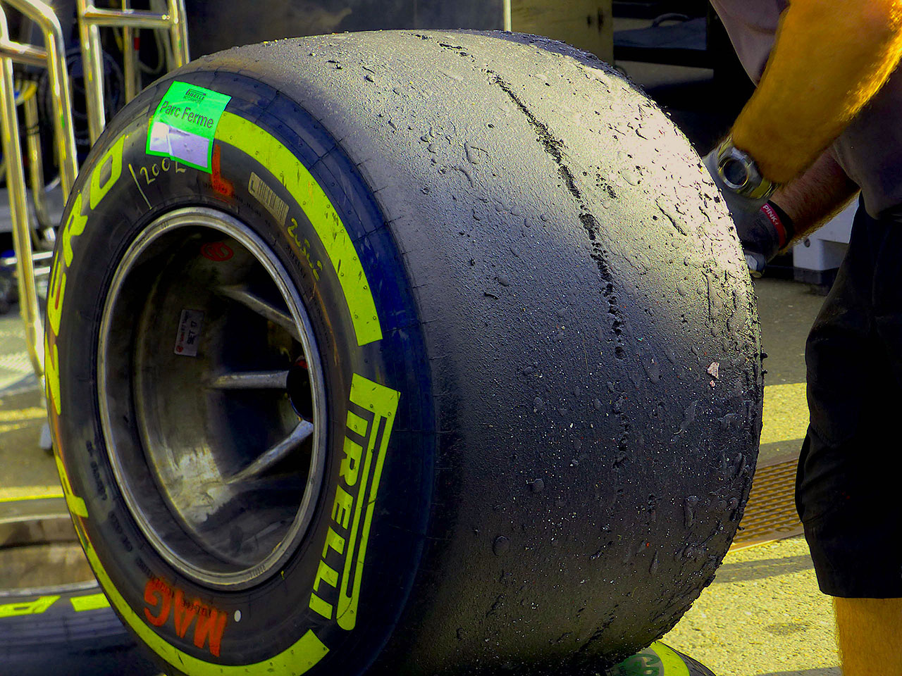 オーストリアGP決勝では各チームのタイヤにブリスターが発生