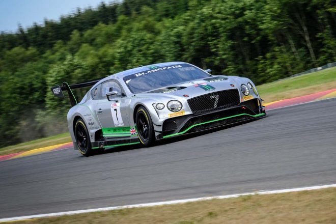 ベントレー・チームMスポーツの7号車ベントレー・コンチネンタルGT3