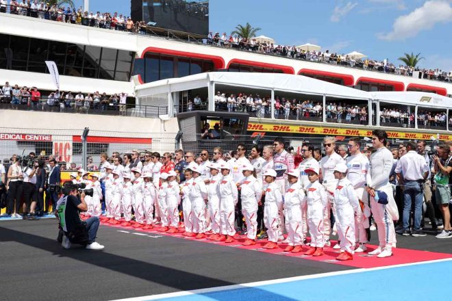 2018年よりF1に導入されたグリッドキッズ