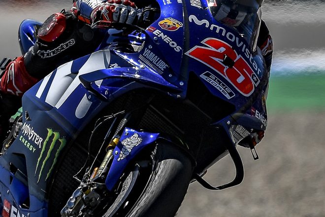 ヤマハの空力デバイス付きフェアリング