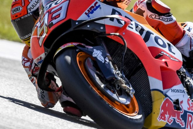 ホンダの空力デバイス付きフェアリング