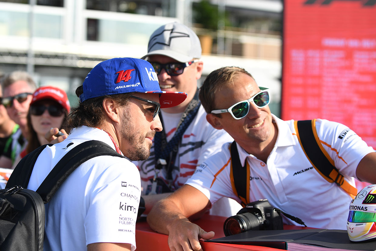 2018年F1第10戦イギリスGP　フェルナンド・アロンソ