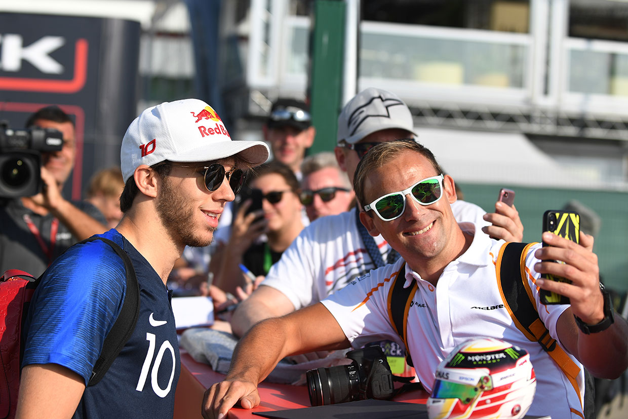 2018年F1第10戦イギリスGP　ピエール・ガスリー