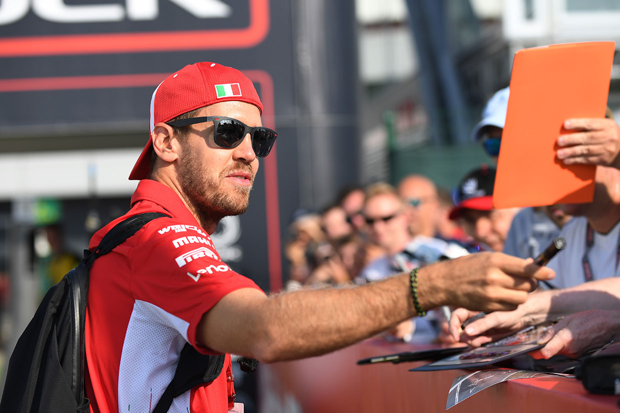 2018年F1第10戦イギリスGP　セバスチャン・ベッテル