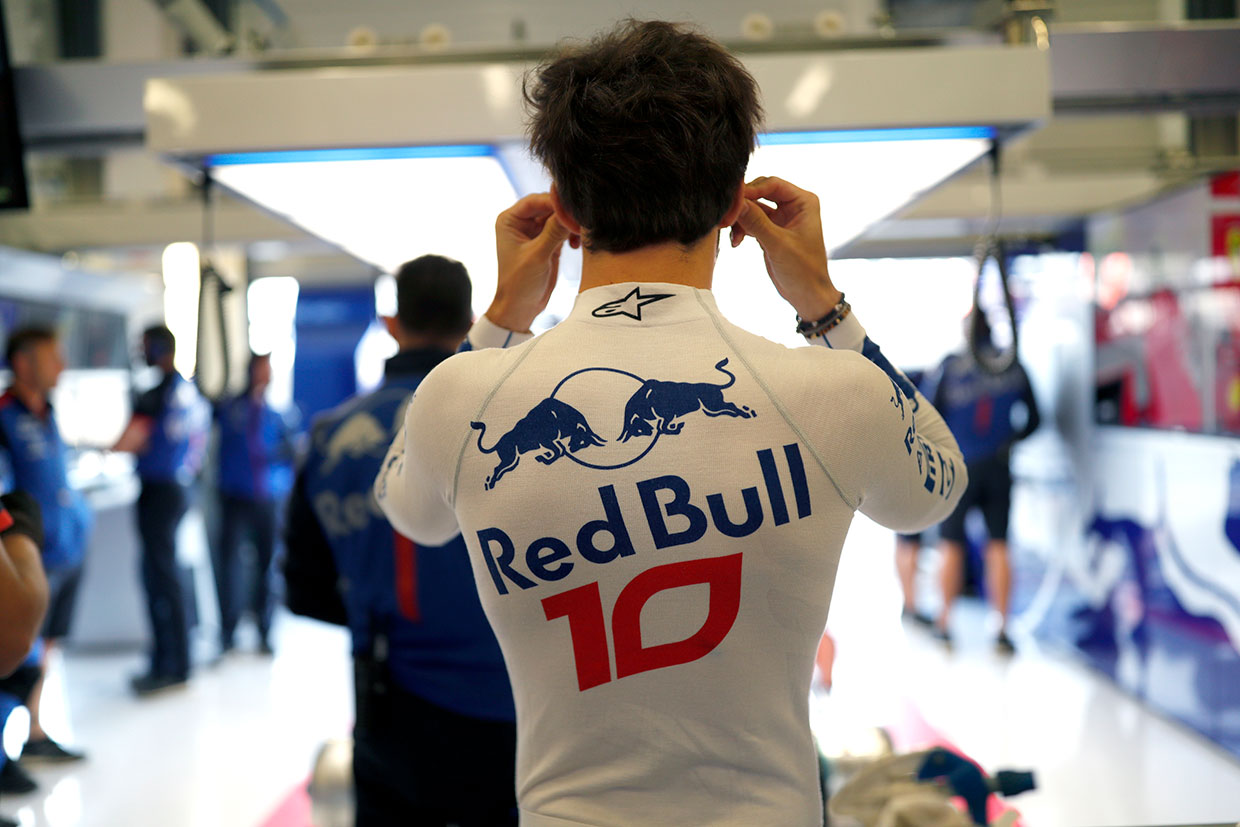 2018年F1第10戦イギリスGP　ピエール・ガスリー