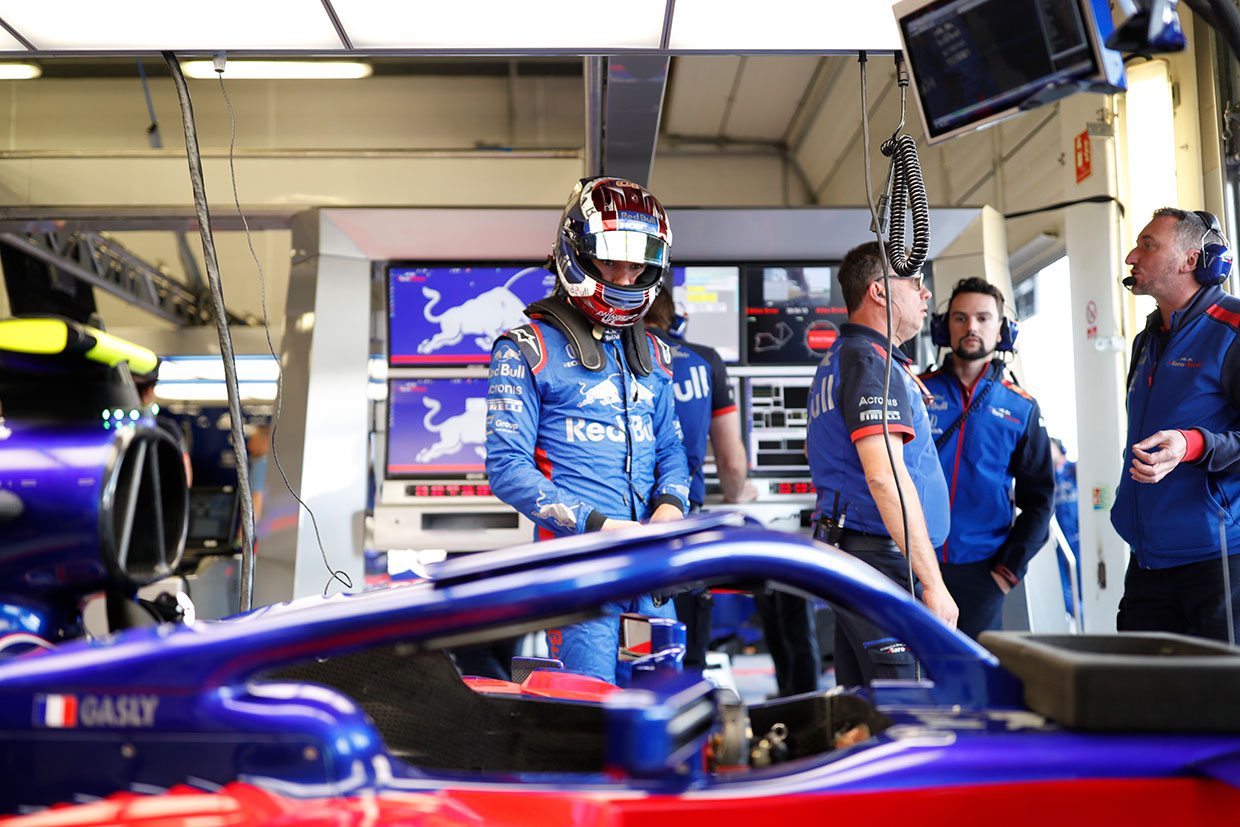 2018年F1第10戦イギリスGP　ピエール・ガスリー