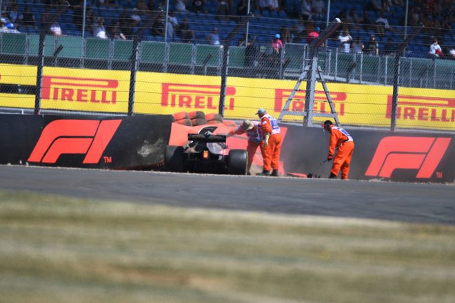 2018年F1第10戦イギリスGP　FP3のブレンドン・ハートレーが大クラッシュ