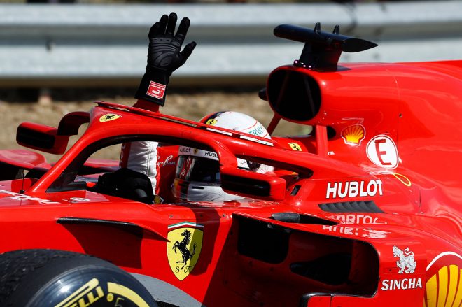 2018年F1第10戦イギリスGP　セバスチャン・ベッテルが優勝を飾る