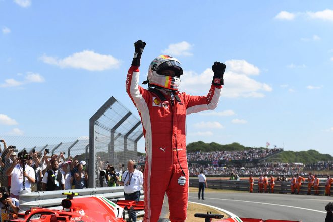 2018年F1第10戦イギリスGP　セバスチャン・ベッテル