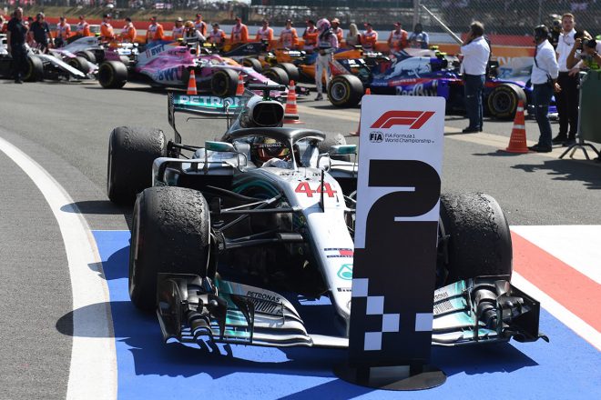 母国GPを2位で終えたルイス・ハミルトン
