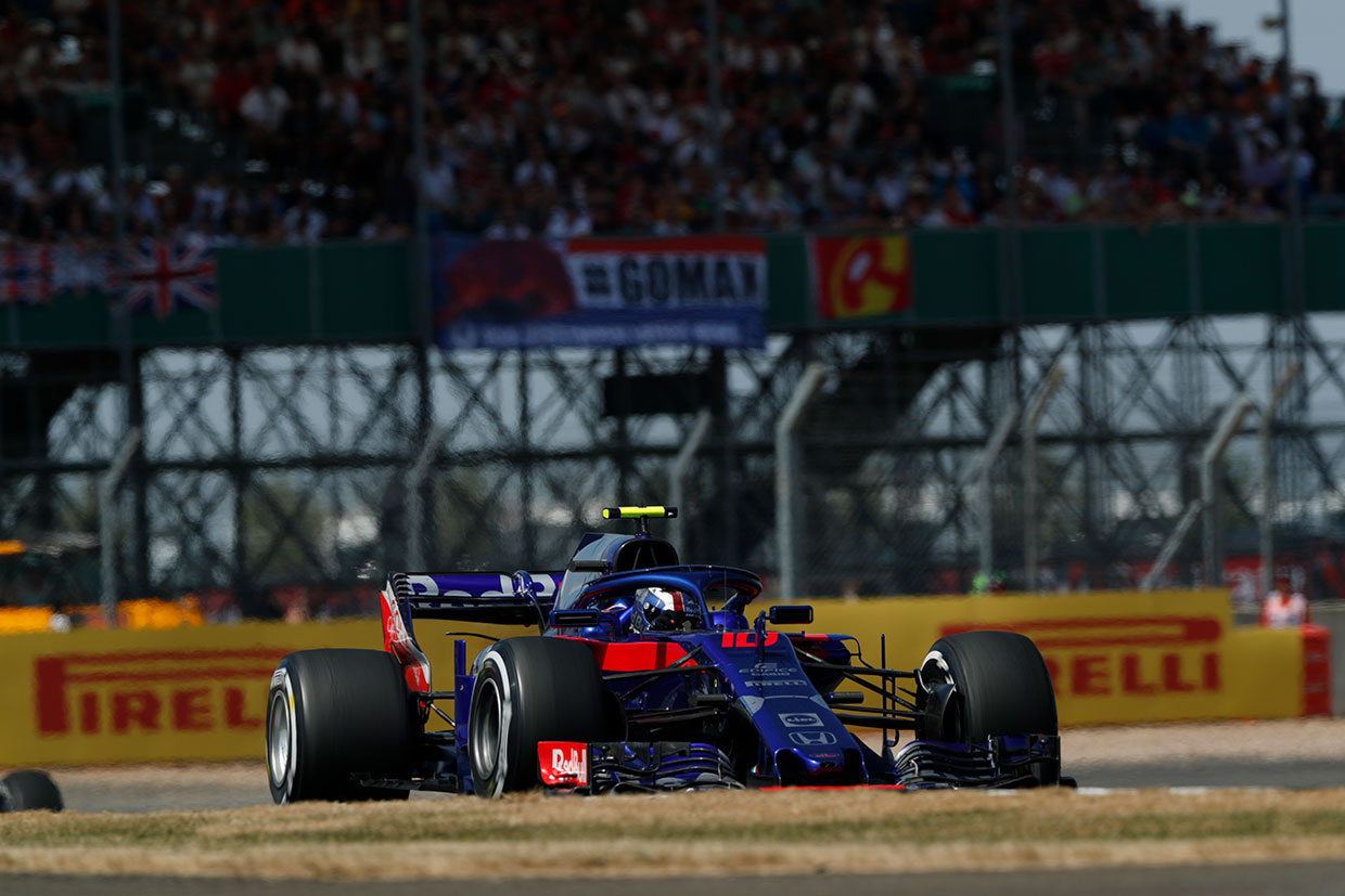 2018年F1第10戦イギリスGP　ピエール・ガスリー