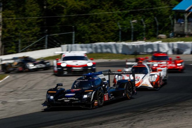 2位となったコニカミノルタ・キャデラックDPi-V.Rの10号車キャデラック