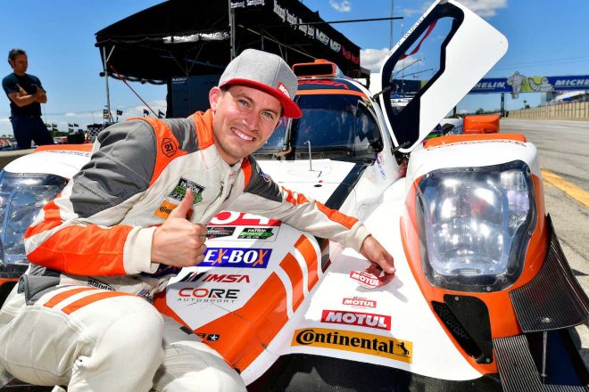 予選最速タイムを記録し、決勝でも優勝を飾った54号車オレカのコリン・ブラウン