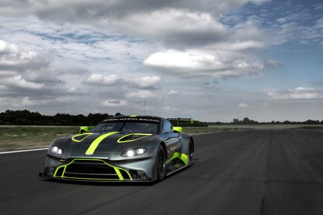 昨今のトレンドである“LM-GTEマシンとの共通化”が図られているとされるアストンマーチン・バンテージGT3