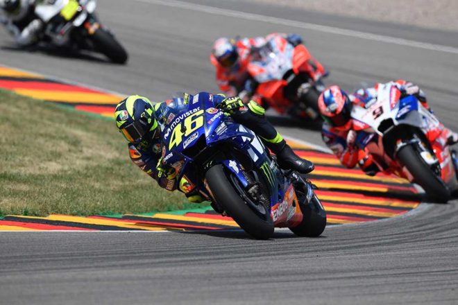 2位表彰台を獲得したバレンティーノ・ロッシ