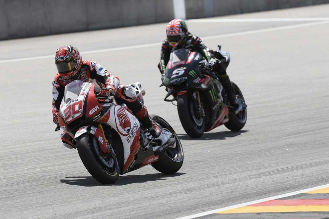 オープニングラップからザルコとポジション争いを展開した中上