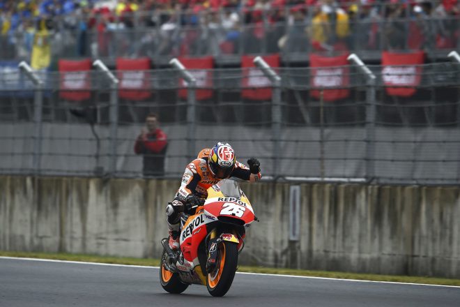 我慢のレースを続け、最後は大逆転で日本GPを制したダニ・ペドロサ