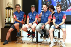 F.C.C. TSR Honda Franceから藤井正和総監督、フレディ・フォレイ、ジョシュ・フック、アラン・テシェの4名が登場