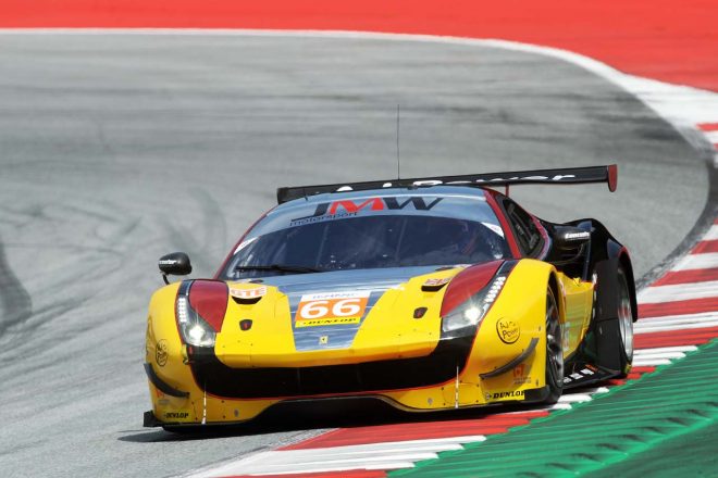 トラブルに泣いたJMWモータースポーツの66号車フェラーリ488 GTE