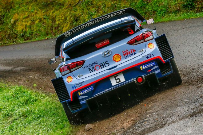 ランキング首位につけるヒュンダイ陣営はすでにヤリスWRC風のデザインを投入済み
