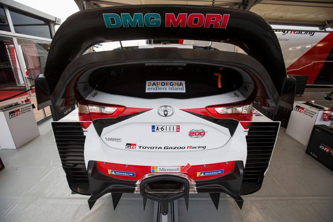 トヨタ・ヤリスWRCのリヤデザイン