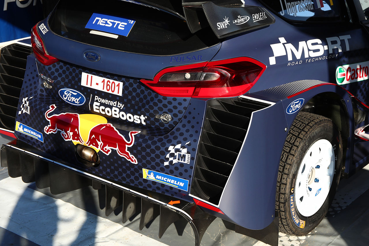 フォードがWRC第8戦フィンランドに投入したリヤ周りの新パーツ群