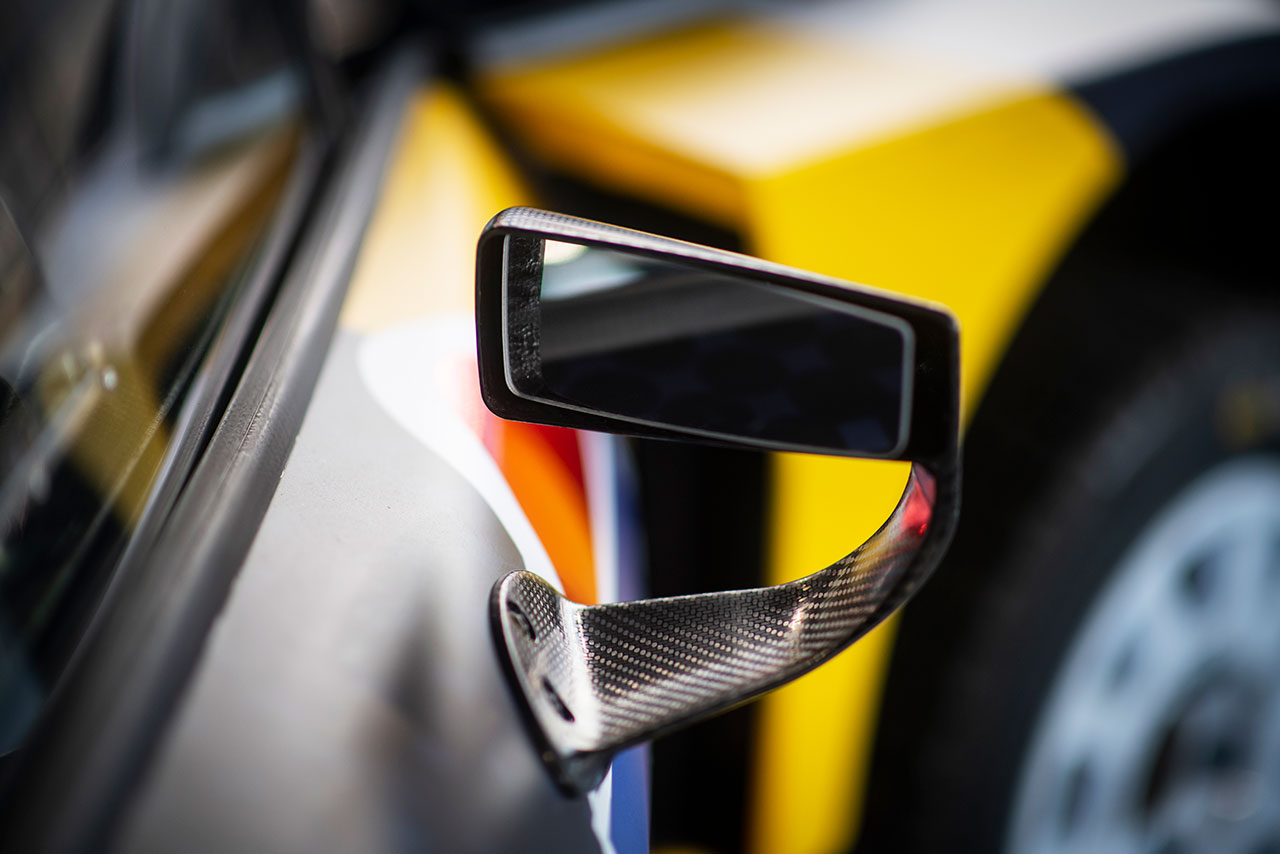 Mスポーツ・フォードはドアミラーのデザインもヒュンダイやトヨタと同じく空力を意識した形状に変えている