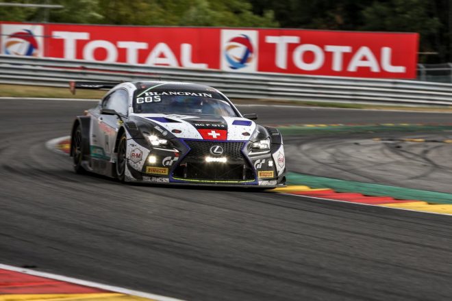 総合13位でフィニッシュした14号車レクサスRC F GT3