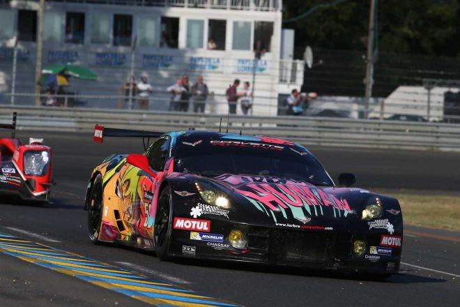 フェルナンド・リースのドライブで2017年ル・マンのGTEアマクラスポールを獲得したラルブル・コンペティションの60号車シボレー・コルベットC7.R