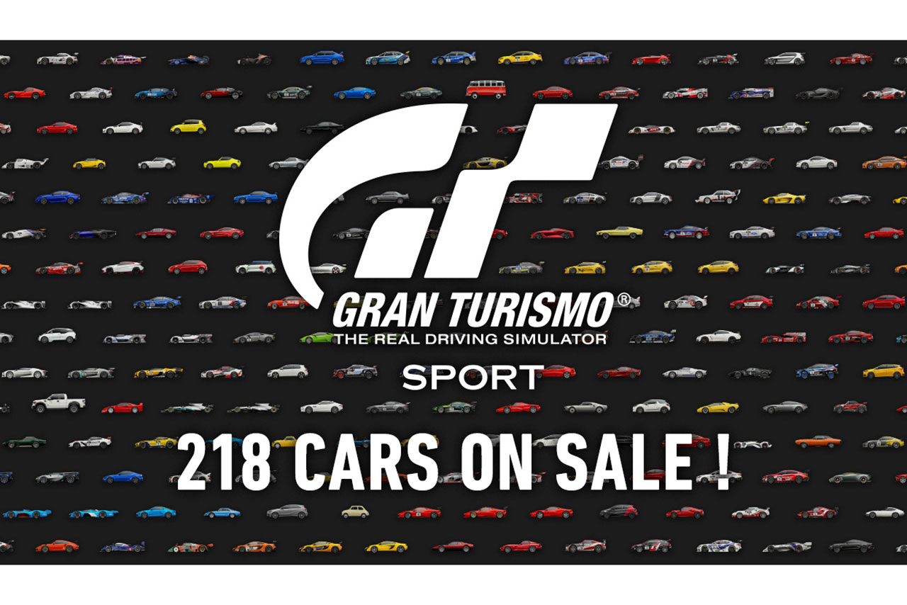 7月アップデートにあわせて本編収録の217台がダウンロードコンテンツとしても登場